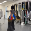 荷葉邊休閒褲女春夏新款垂墜感寬鬆闊腿褲