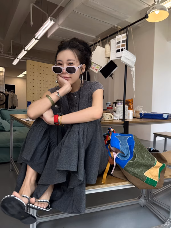 荷葉邊休閒褲女春夏新款垂墜感寬鬆闊腿褲