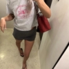 西裝布料低腰顯包臀裙褲A字短裙