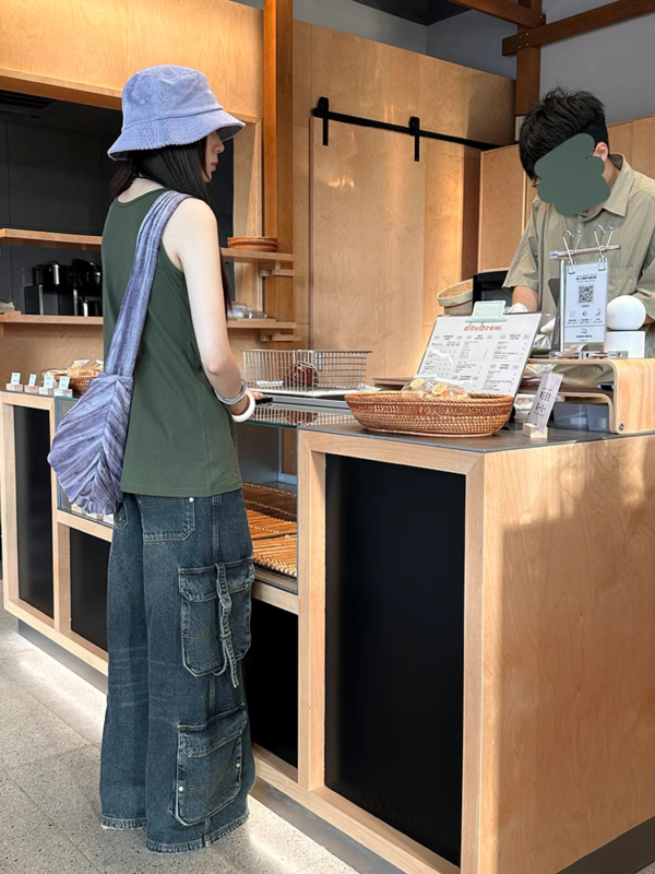 兩片式疊加結構真兩件背心