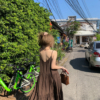 無袖吊帶洋裝純色顯瘦垂感度假