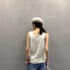 假兩件吊帶背心女夏季新款外穿撞色寬鬆無袖上衣