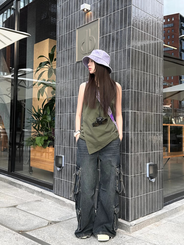 兩片式疊加結構真兩件背心