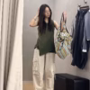 多袋寬鬆工裝褲