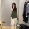 多袋寬鬆工裝褲