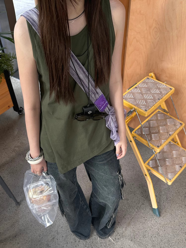 兩片式疊加結構真兩件背心