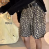 豹紋中褲