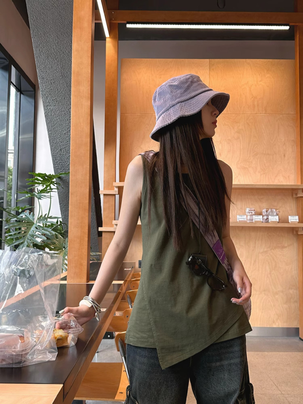兩片式疊加結構真兩件背心