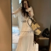 亞麻棉T半身裙套裝