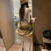 亞麻棉T半身裙套裝