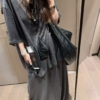 亞麻棉T半身裙套裝