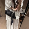 亞麻蕾絲八分褲套裝