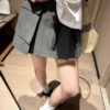 中高腰拉鍊工裝短裙