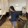 兩穿抹胸半身裙印花透氣棉紗上衣