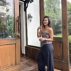 兩穿抹胸半身裙印花透氣棉紗上衣