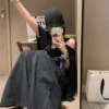 亞麻棉抹胸連身褲