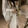 蕾絲拼接防曬罩衫