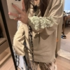 亞麻勾花亞麻罩衫