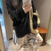 亞麻勾花亞麻罩衫