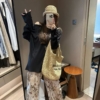 亞麻勾花亞麻罩衫