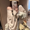 亞麻勾花亞麻罩衫