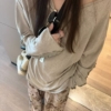 亞麻勾花亞麻罩衫