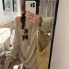 亞麻勾花亞麻罩衫