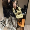 純棉鬆緊腰鬆馳豹紋長褲